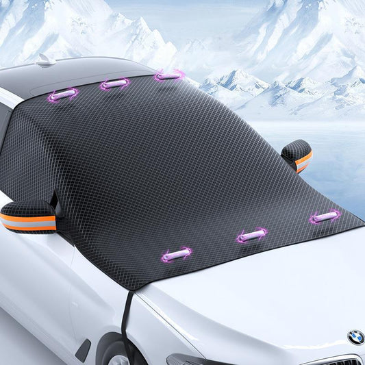 Thickened Aluminum-Coated Magnetic Car Sunshade