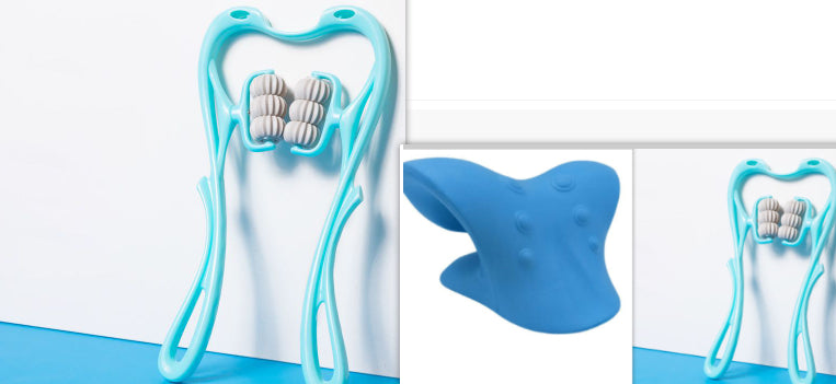 Multifunctional Six-wheel Neck Massager Massage Relieve Roller Massage Tool
