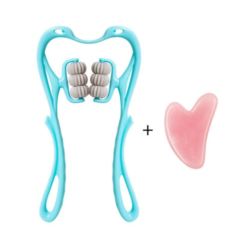 Multifunctional Six-wheel Neck Massager Massage Relieve Roller Massage Tool
