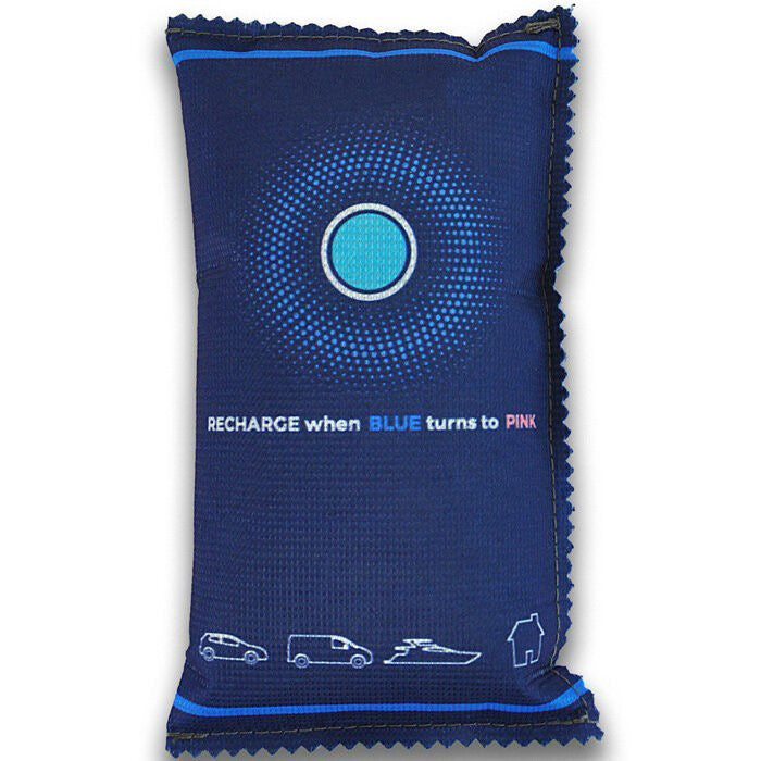 Silicone Moisture-absorbing Car Dehumidifier Bag With Color-changing Blue-to-pink Indicator And Reusable Design