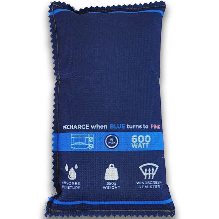 Silicone Moisture-absorbing Car Dehumidifier Bag With Color-changing Blue-to-pink Indicator And Reusable Design